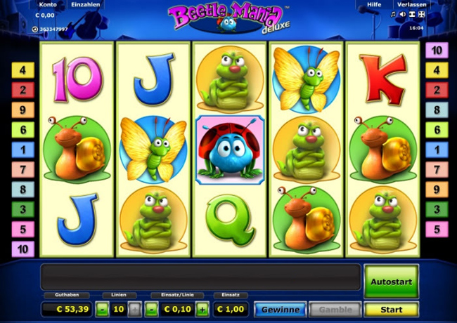 игровой автомат новоматик (novomatic) или адмирал  beetle mania